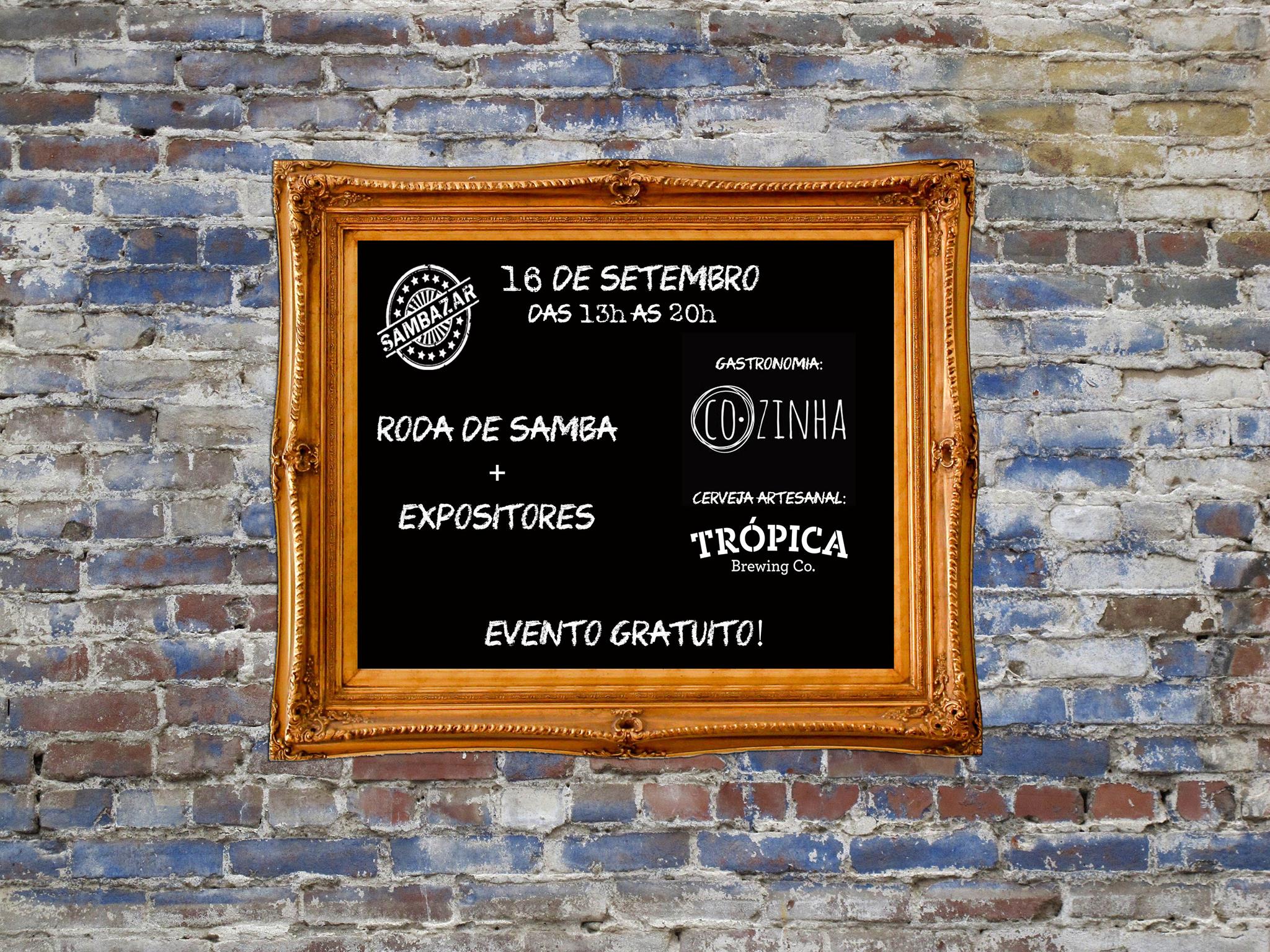 Sambazar :: 16 de setembro :: Gratuito!
