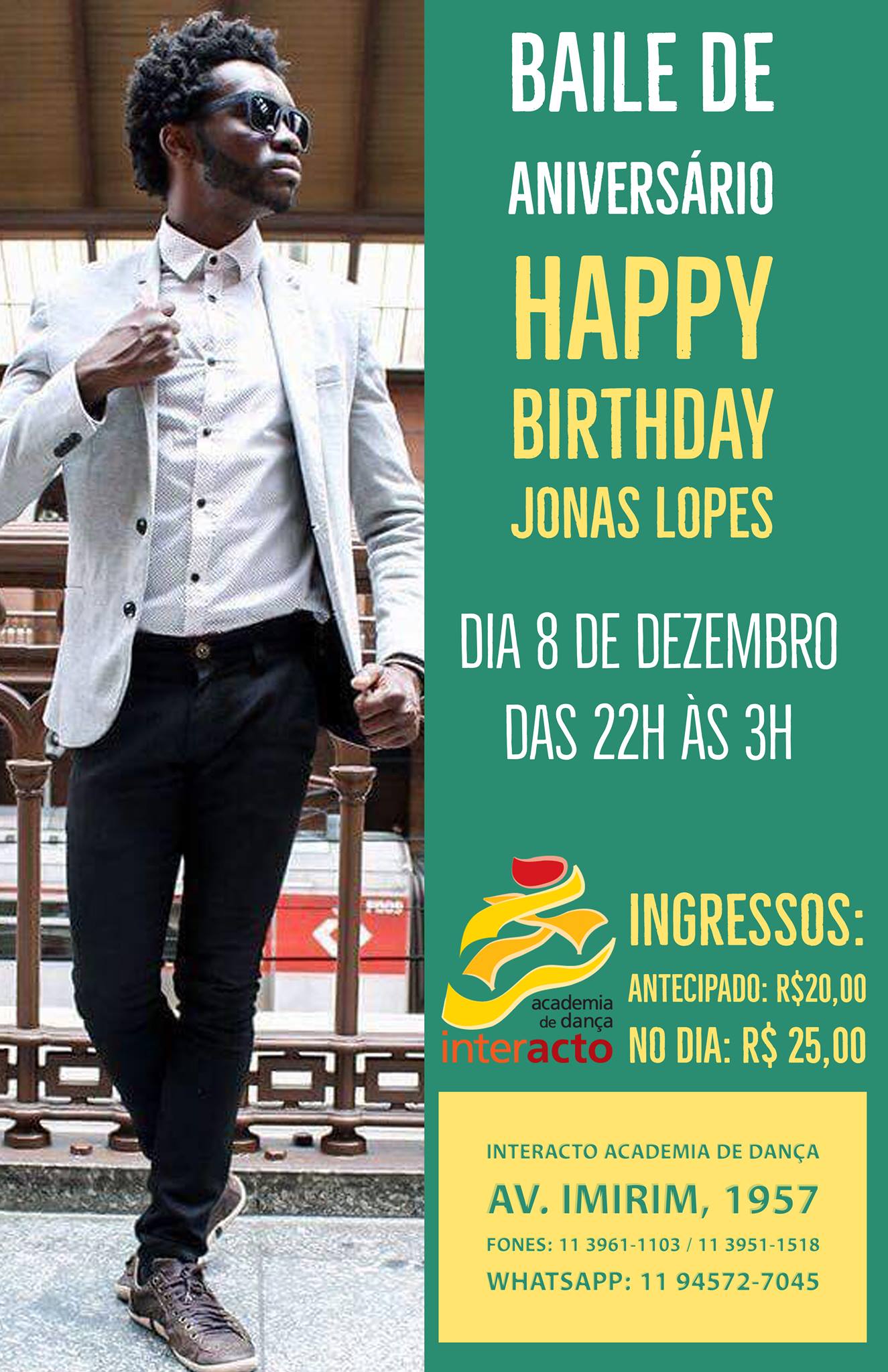 Baile de aniversário do professor Jonas Lopes