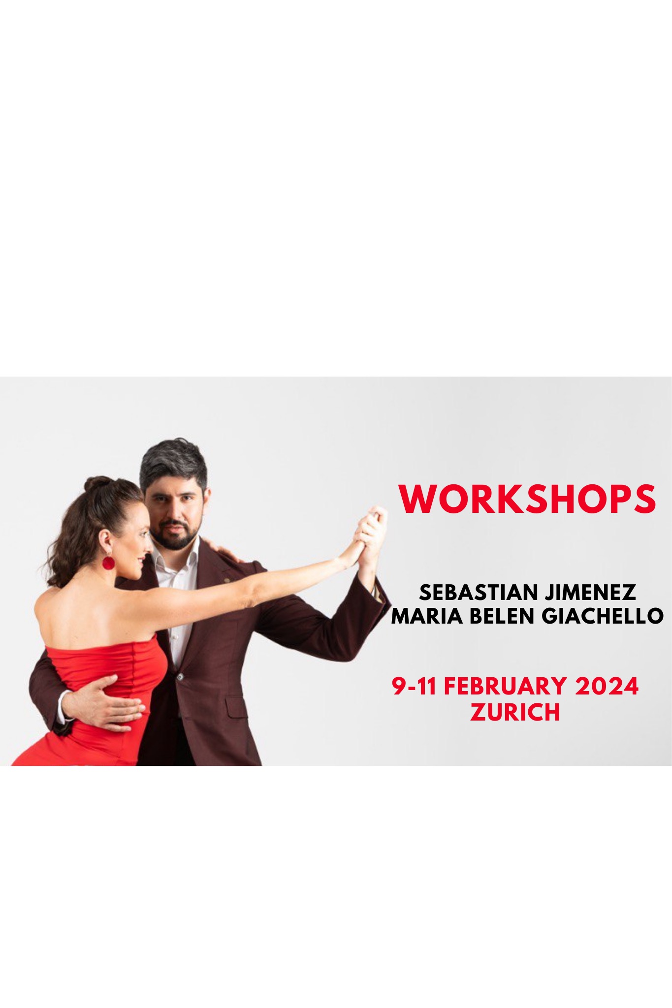 Workshops with SEBASTIAN JIMENEZ& MARIA BELEN GIACHELLO in Zurich