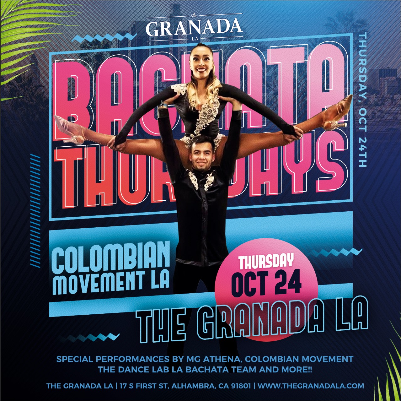 Bachata Thursdays at The Granada L.A. - Thursday, Oct 24th