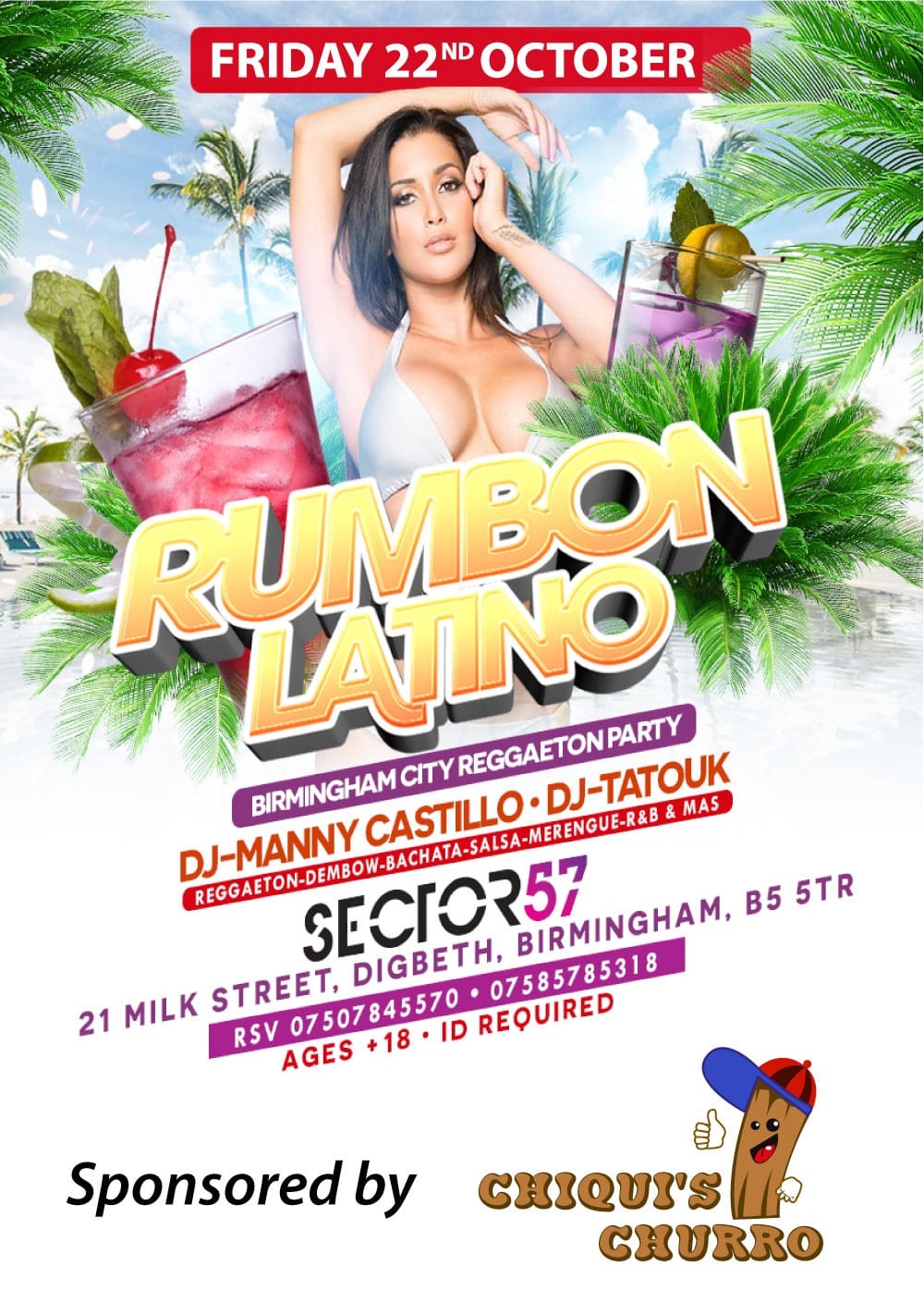 RUMBON LATINO BIRMINGHAM CITY (Friday 22nd October)