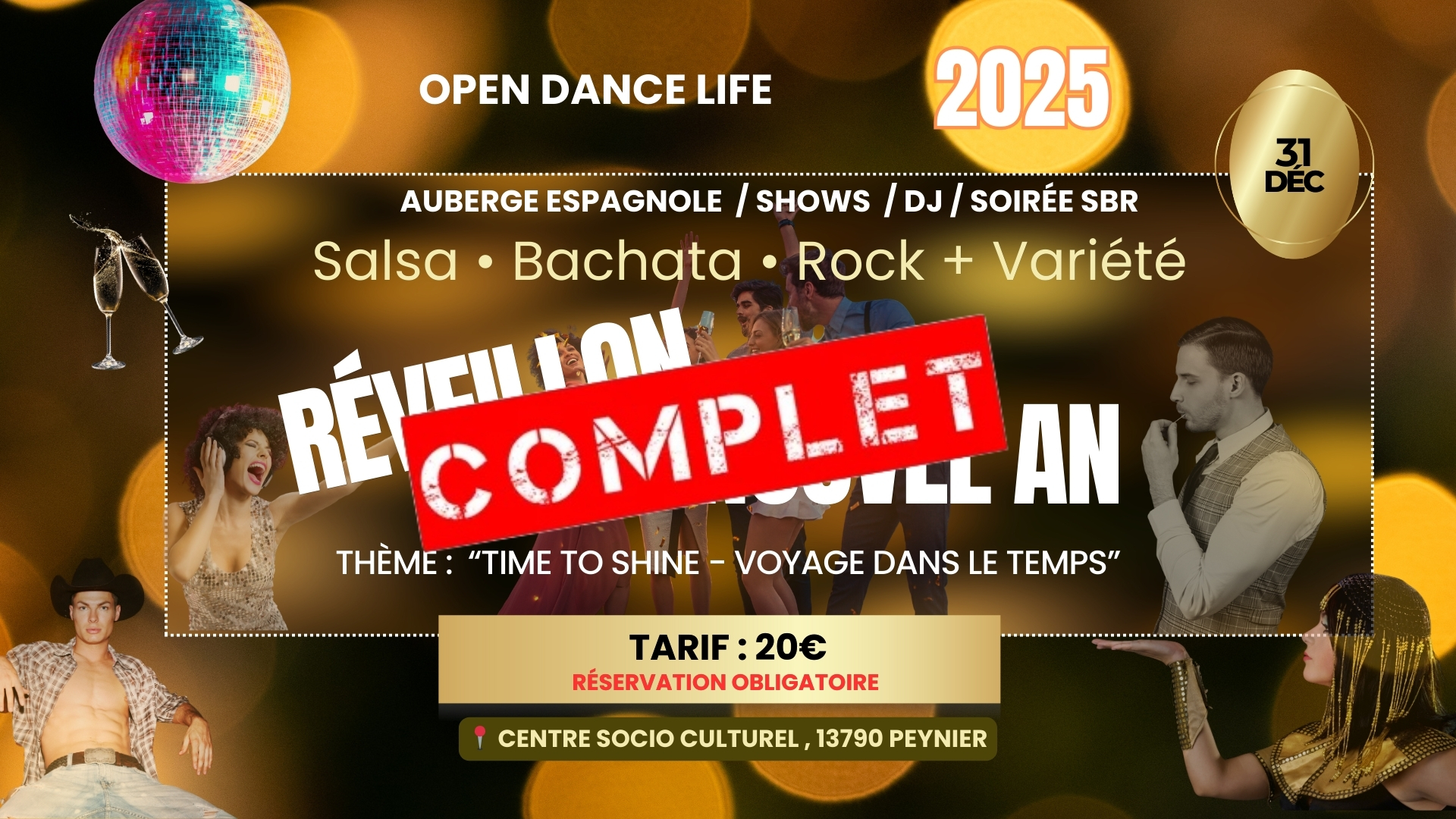 ✨ Nouvel an SBR et VARIÉTÉ ✨- Peynier - Open Dance Life