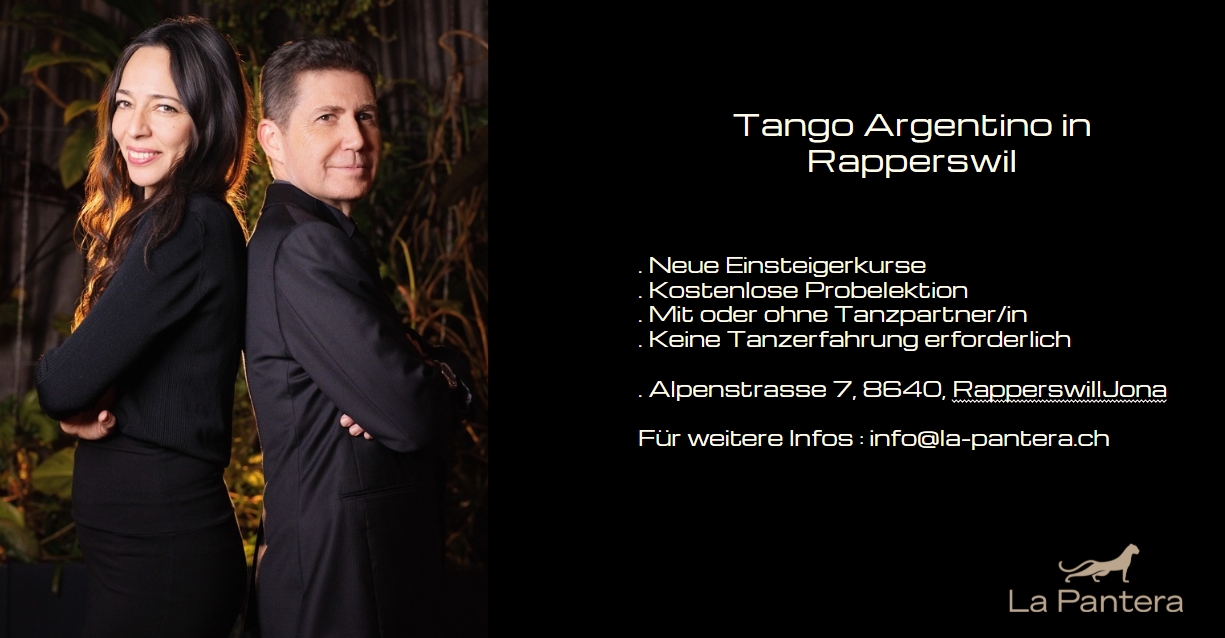 Tango Argentino Einsteigerkurs in Rapperswil - Kostenlose Probelektion!