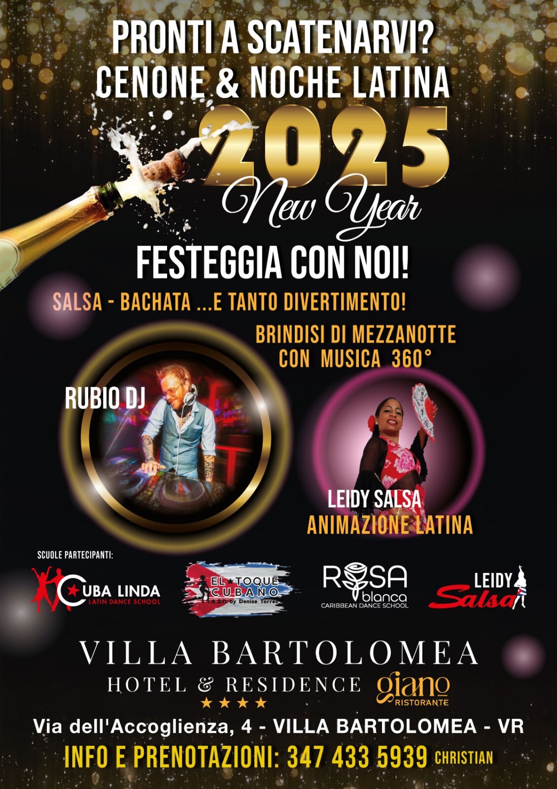 CAPODANNO 2025 Hotel Residence Villa Bartolomea VR