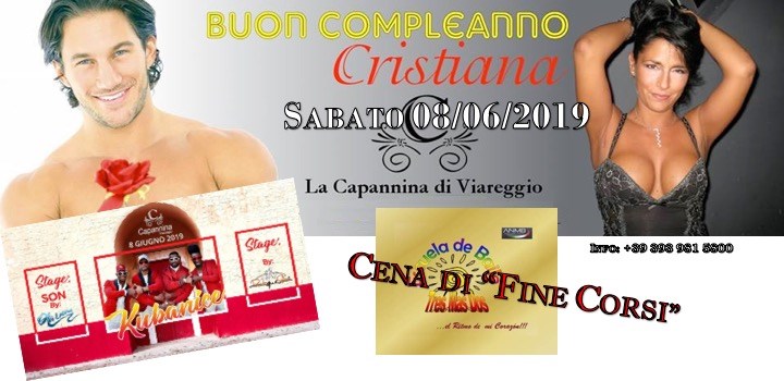 Inaugurazione Estiva+Cena di Fine Corsi TMD con Happy Birthday!
