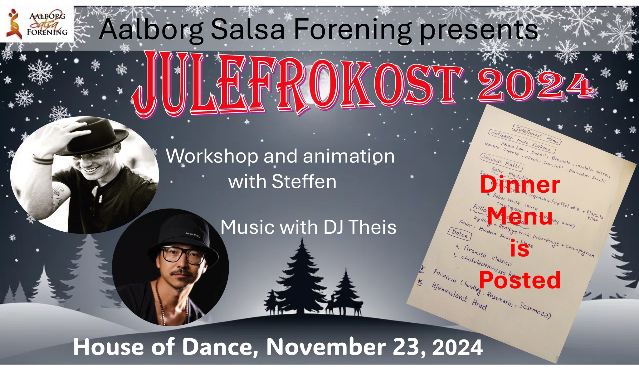 Aalborg Salsa Forening Julefrokost