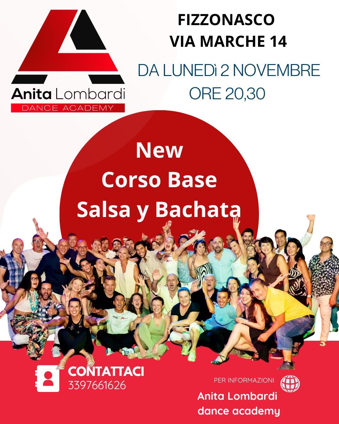 NUOVO CORSO BASE SALSA Y BACHATA