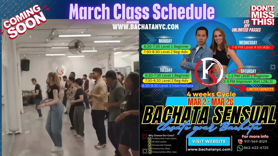 Bachata Dance Classes NYC