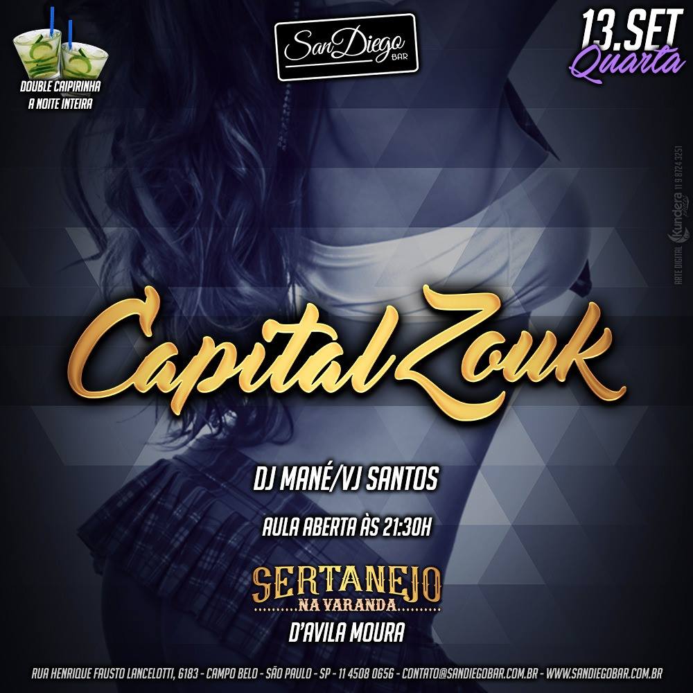 Lista encerrada Capital Zouk 13-09-17