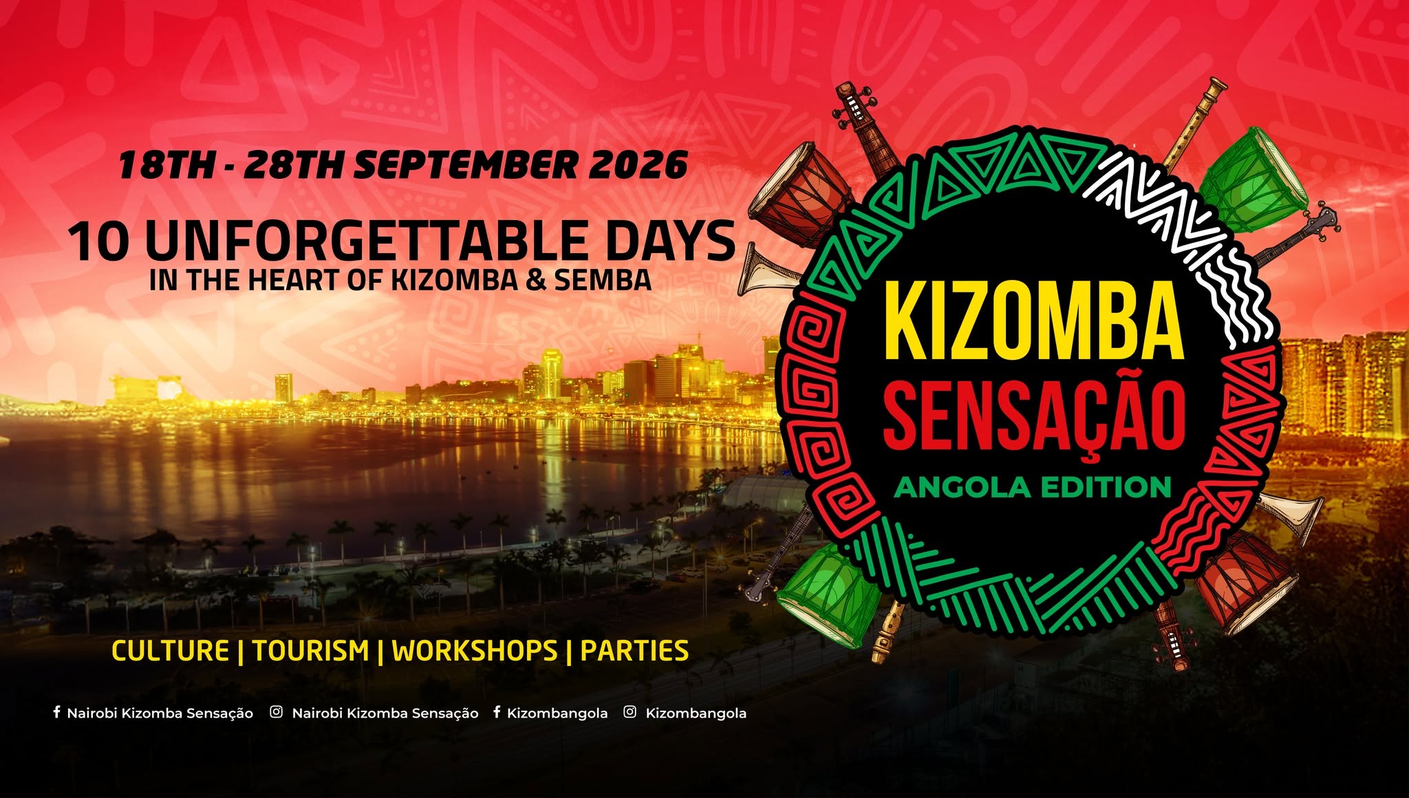 Kizomba Sensaรงรฃo - Angola Edition