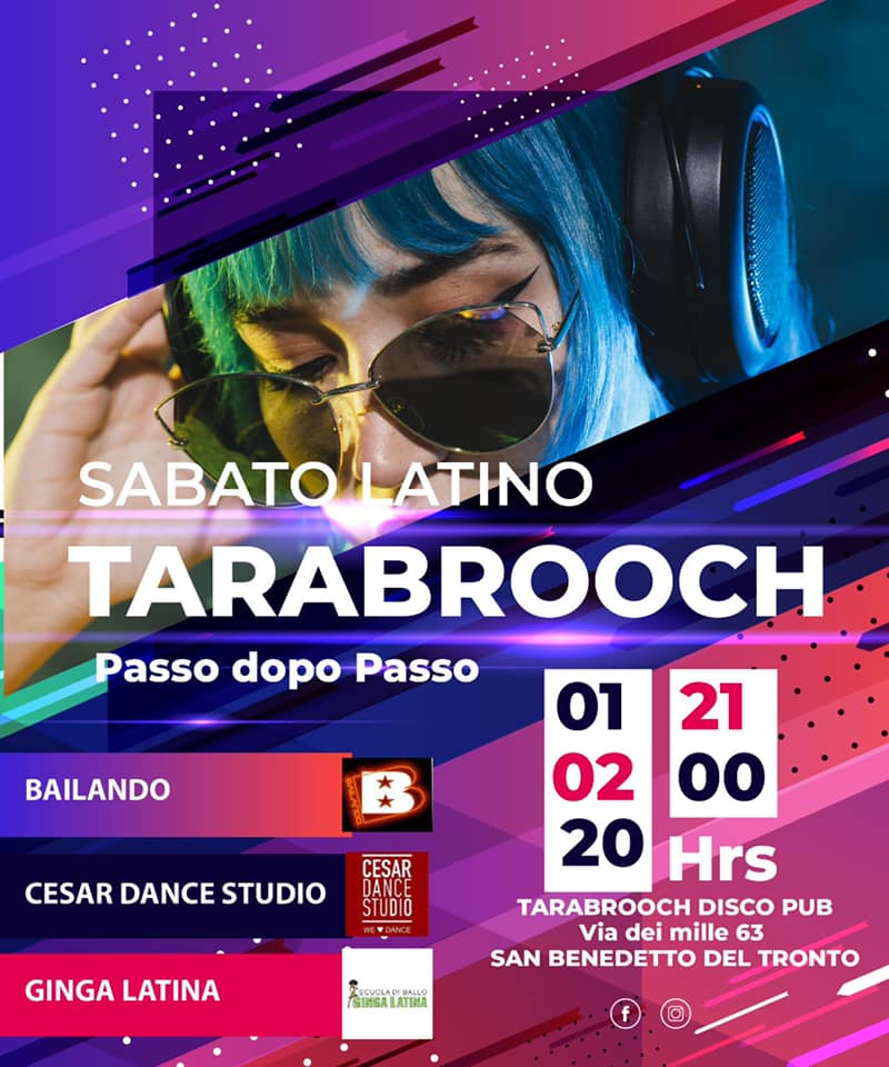 Sabato Latino Tarabrooch Disco Pub