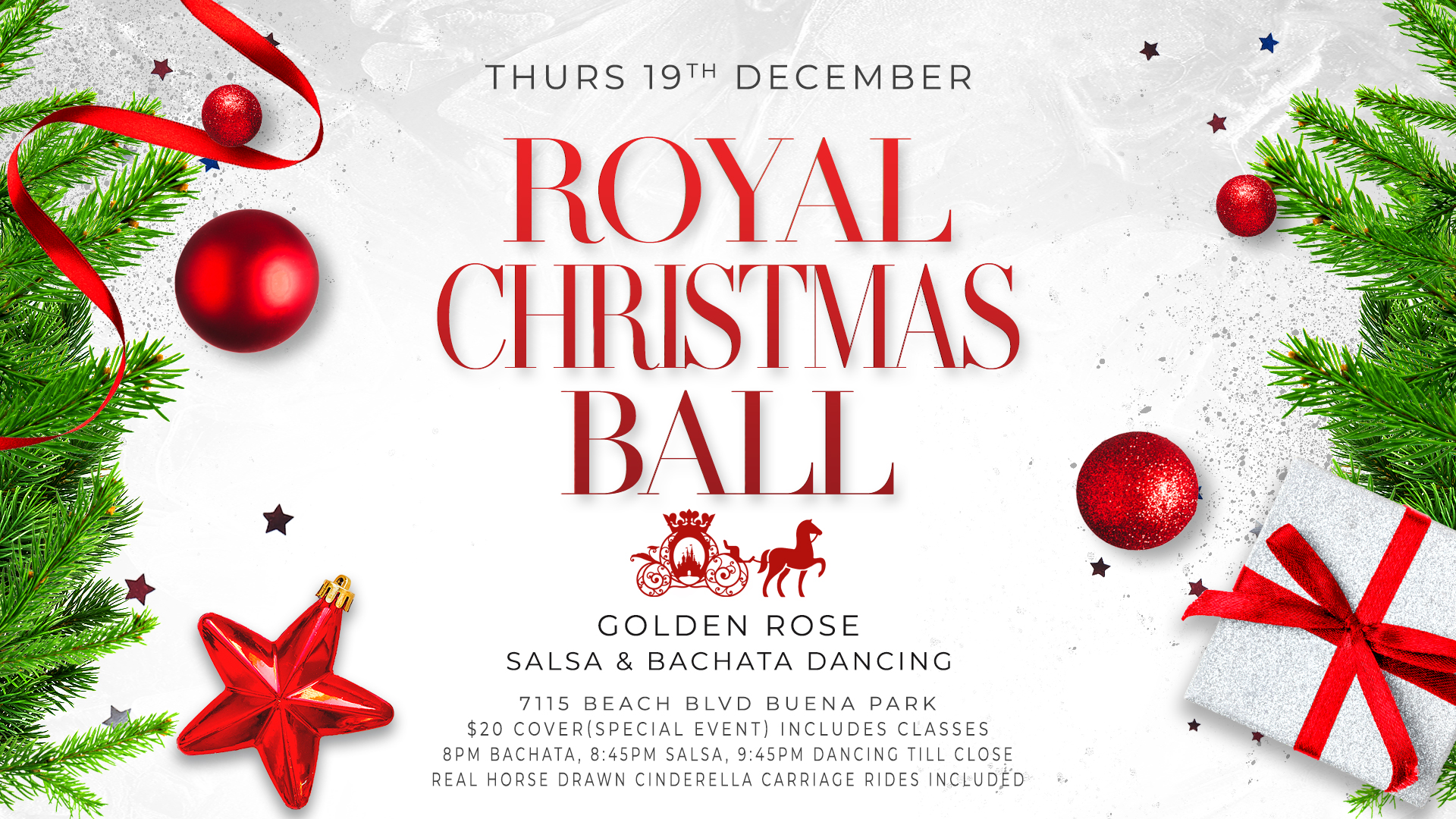 ROYAL CHRISTMAS BALL @ Golden Rose by Salsainlongbeach