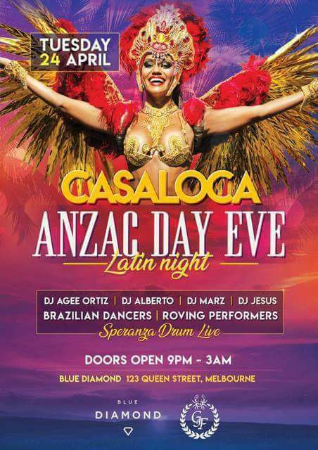 CASALOCA ANZAC DAY EVE