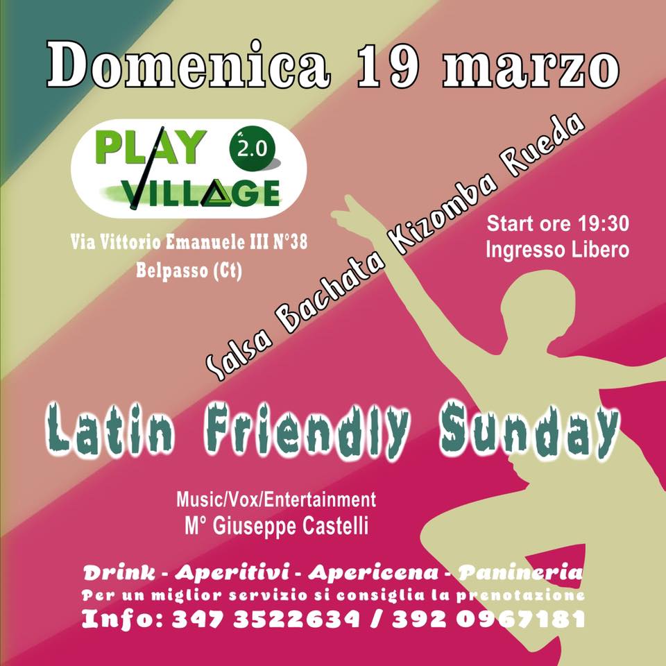 Latin friendly Sunday