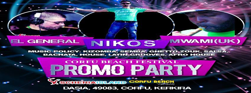 Corfu Beach Festival Promo party