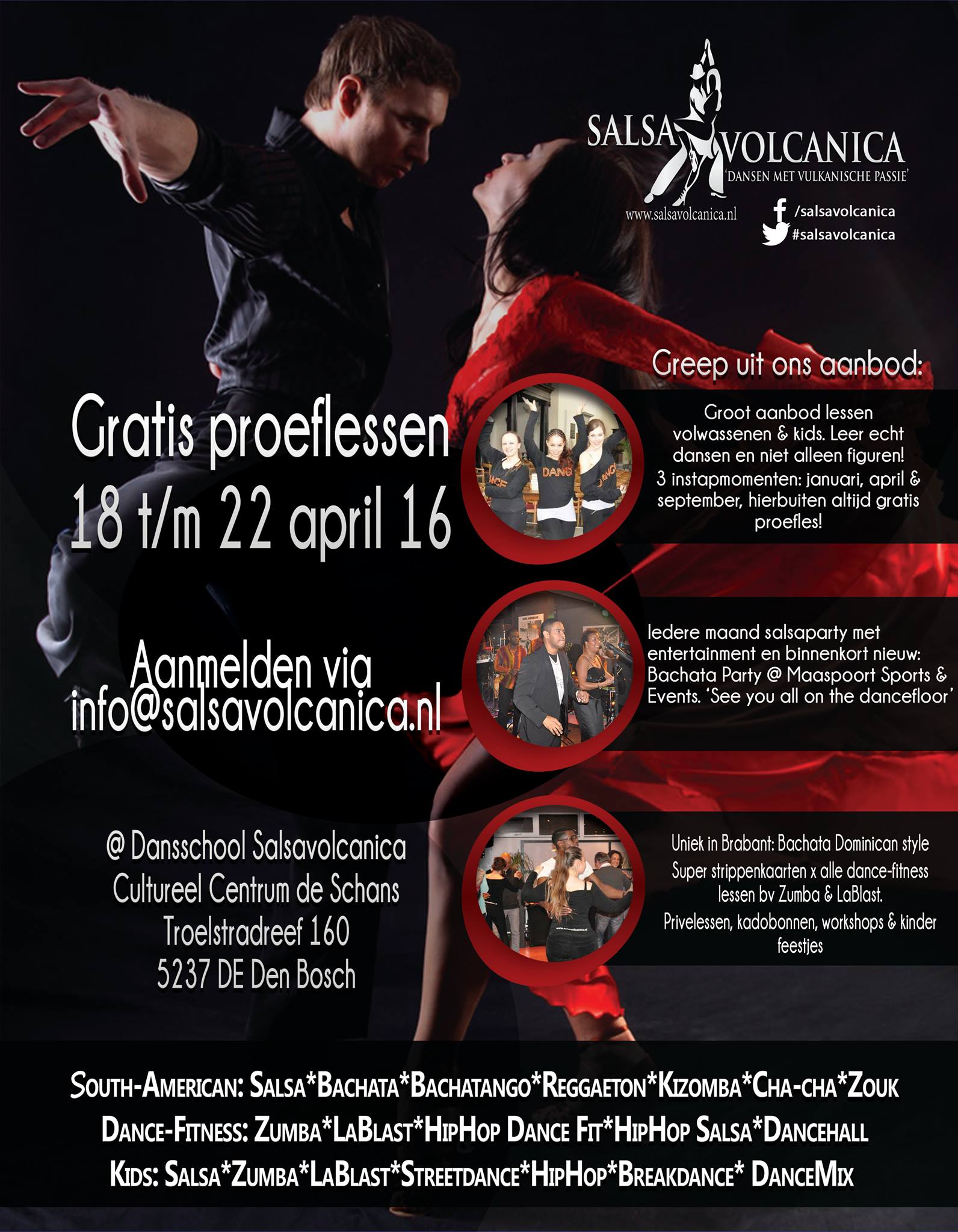 Gratis proeflessen Salsavolcanica Den Bosch 18 t m 22 april