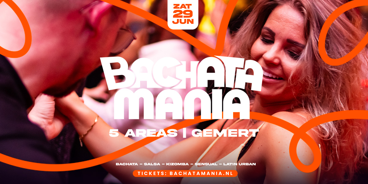 Bachata Mania - 29 juni 2024 - 5 areas