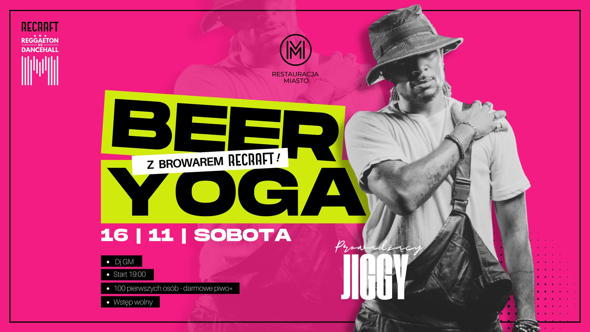 BEER YOGA z ReCraftem! Restauracja Miasto