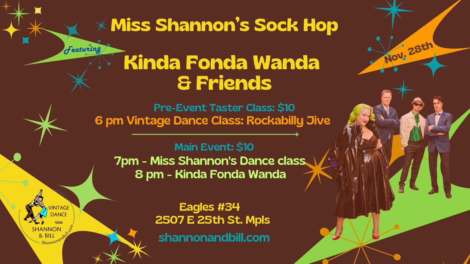 Kinda Fonda Wanda at Miss Shannon's Sock Hop 11 28
