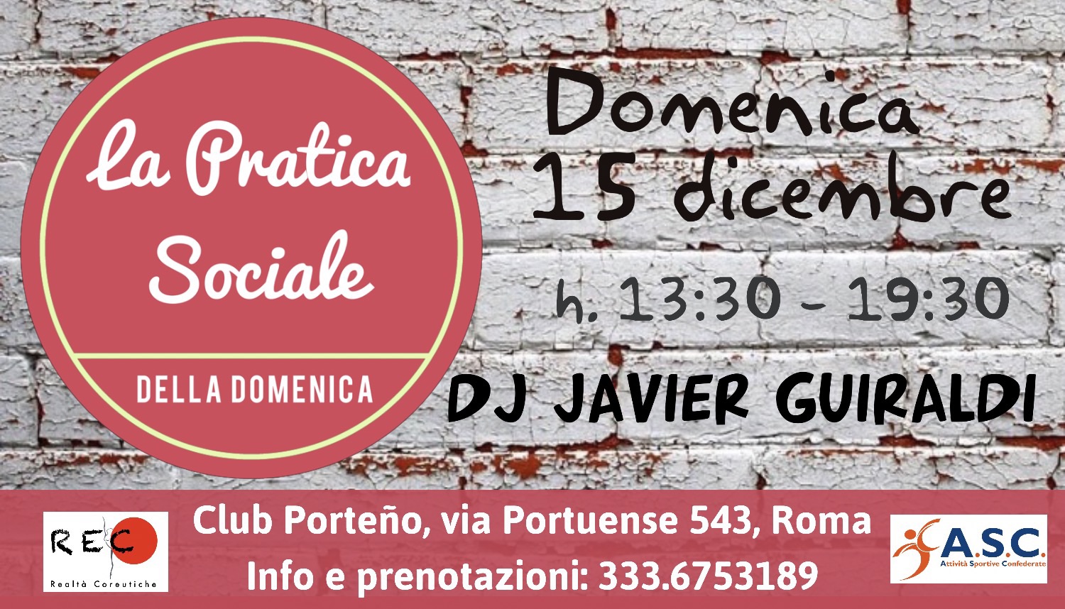 La Pratica Sociale di domenica 15 dicembre!