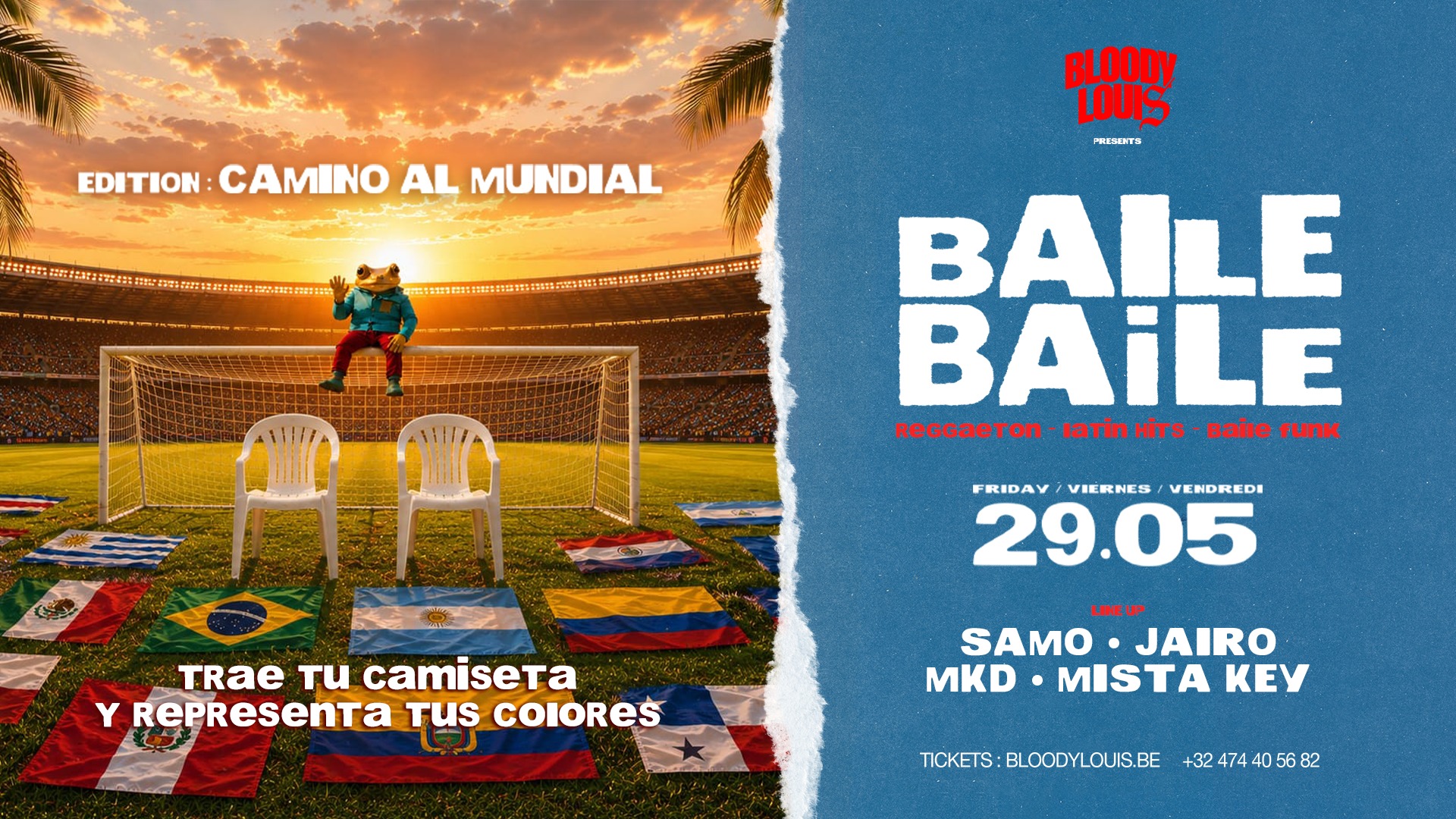 BAILE BAILE x CAMINO AL MUNDIAL x FRI 29.5