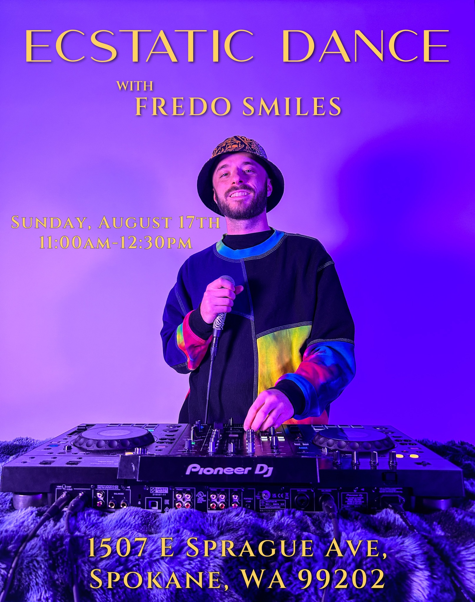 Fredo Smiles at Spokane Ecstatic Dance