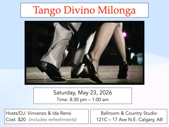 Tango Divino Calgary Milonga