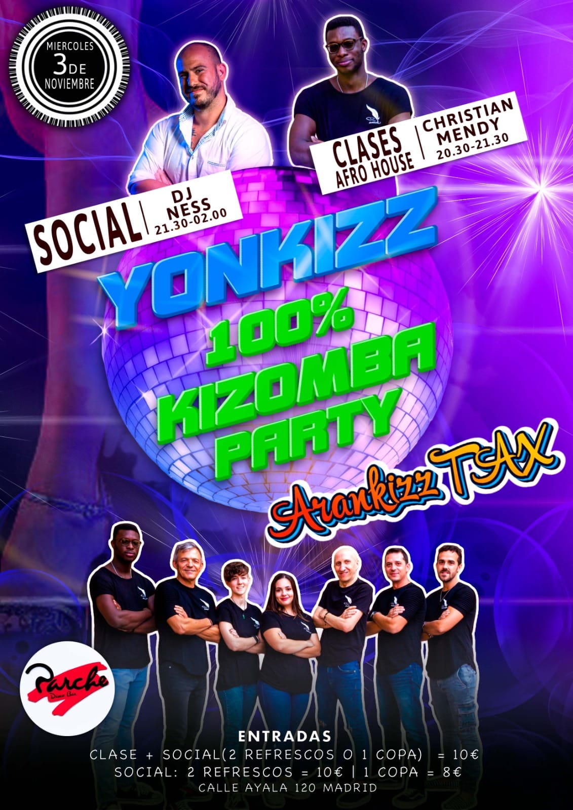 Yonkizz Kizomba Party 3 Noviembre