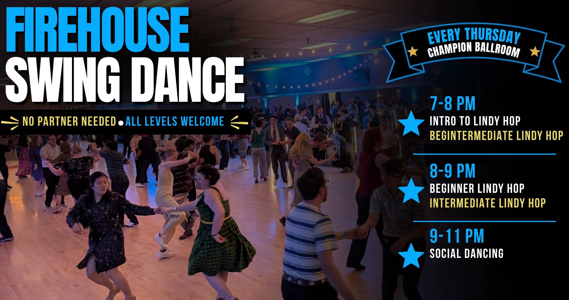 Firehouse Swing Dance- DJ Nights SEPTEMBER 2026