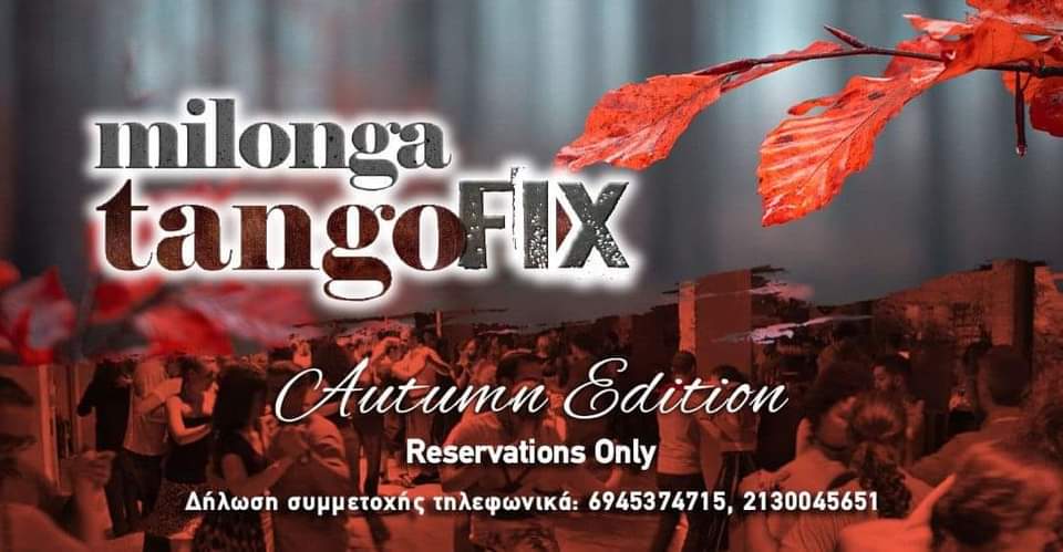 Milonga tangoFIX αυτή την Παρασκευή!!