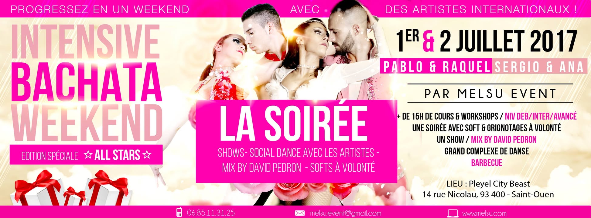 ►Intensive Bachata Weekend 10 ✪ La Soiree ✪