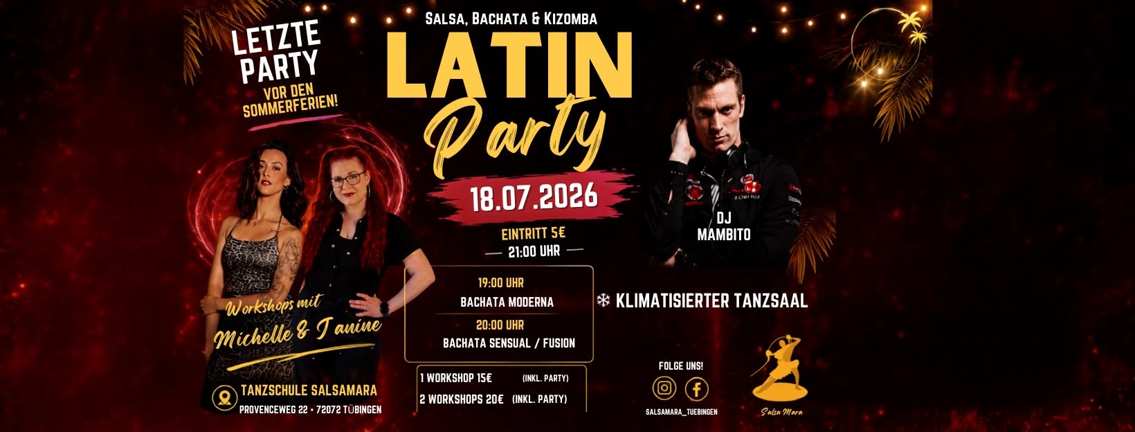 Latin Party mit DJ Mambito