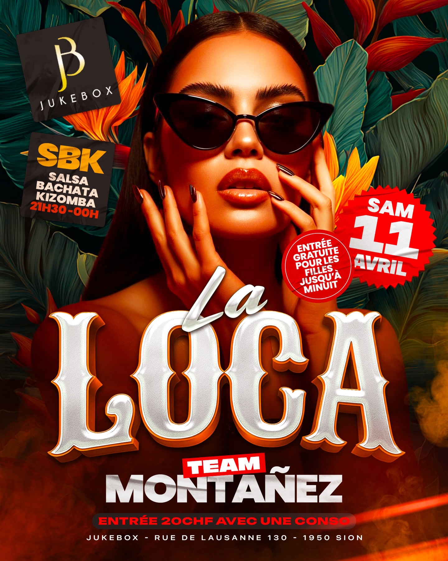 Samedi 11 Avril - SBK & La Loca - Start 21h30