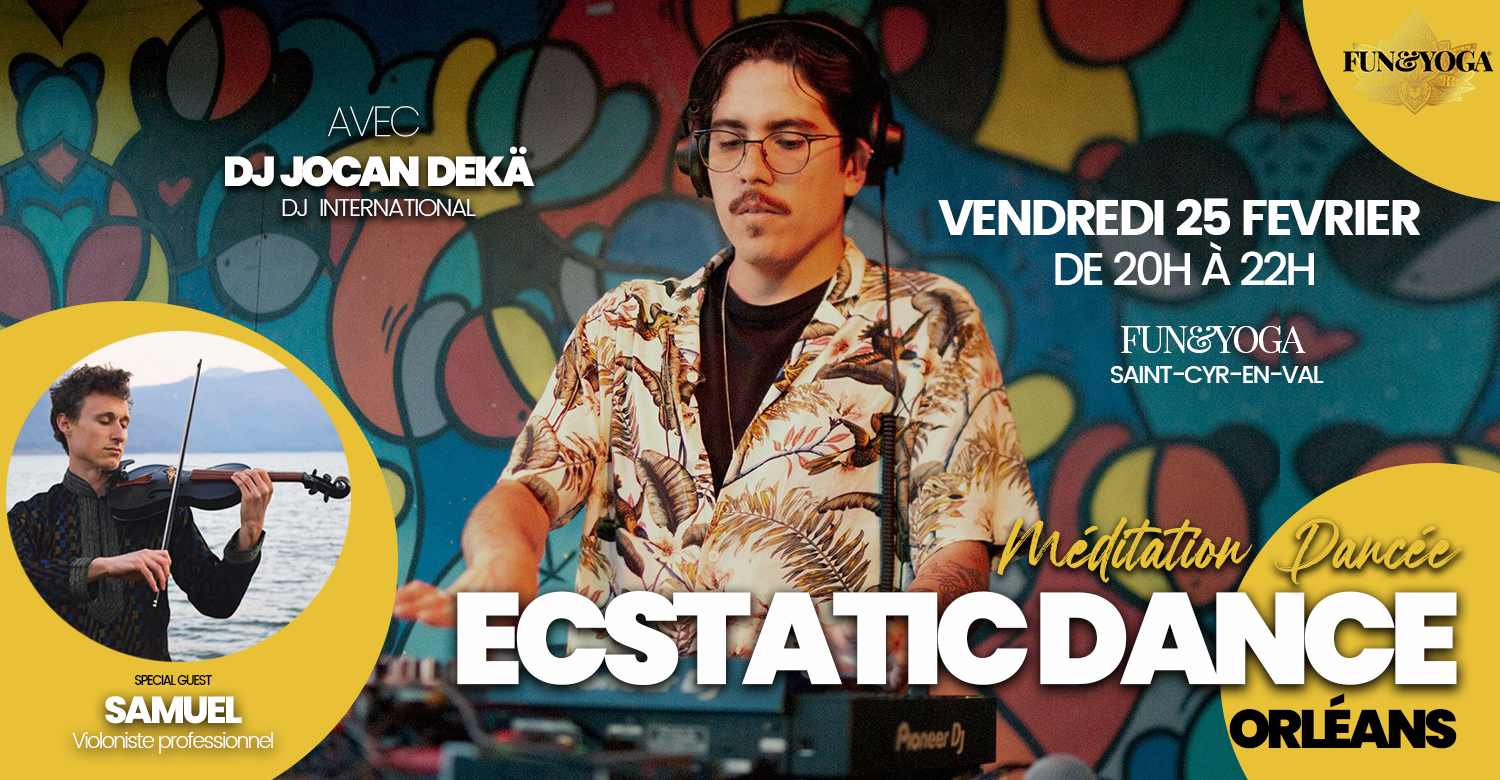Session d’Ecstatic Danse, méditation dansée avec JD Jocan Dekä et Samuel