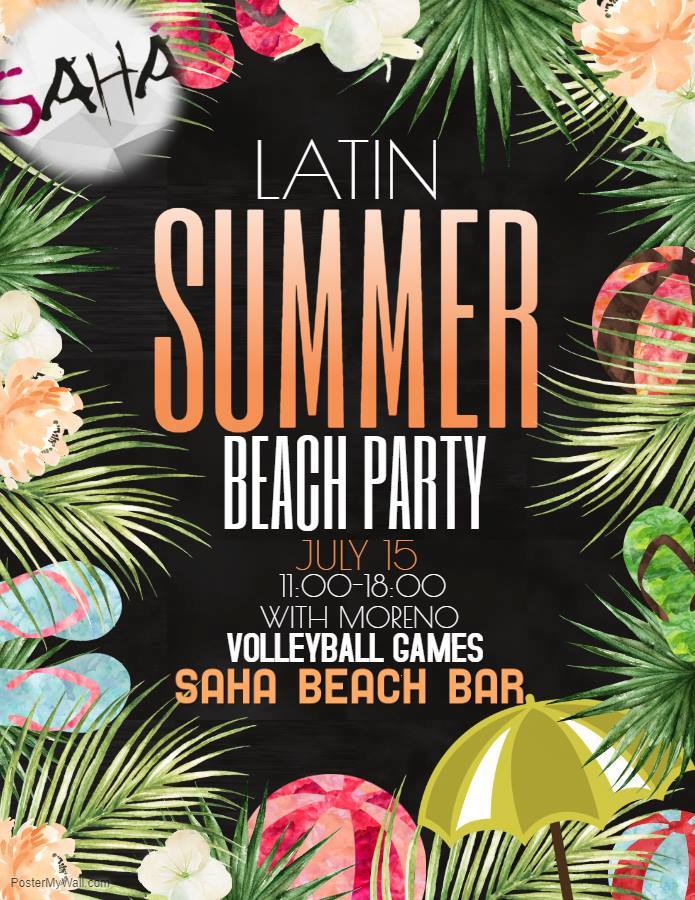 LATIN SUMMER BEACH PARTY