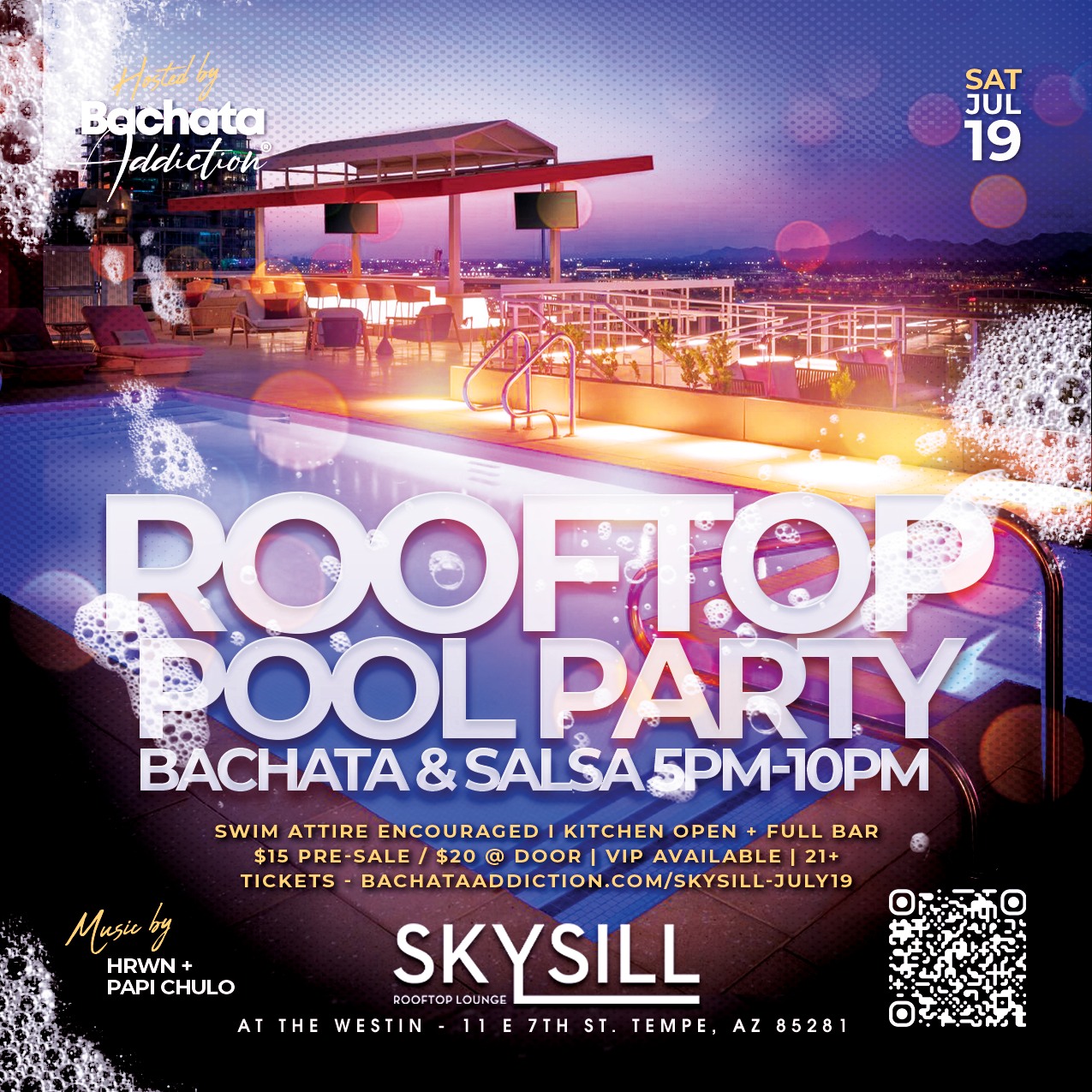 Bachata & Salsa Rooftop Party at Skysill!