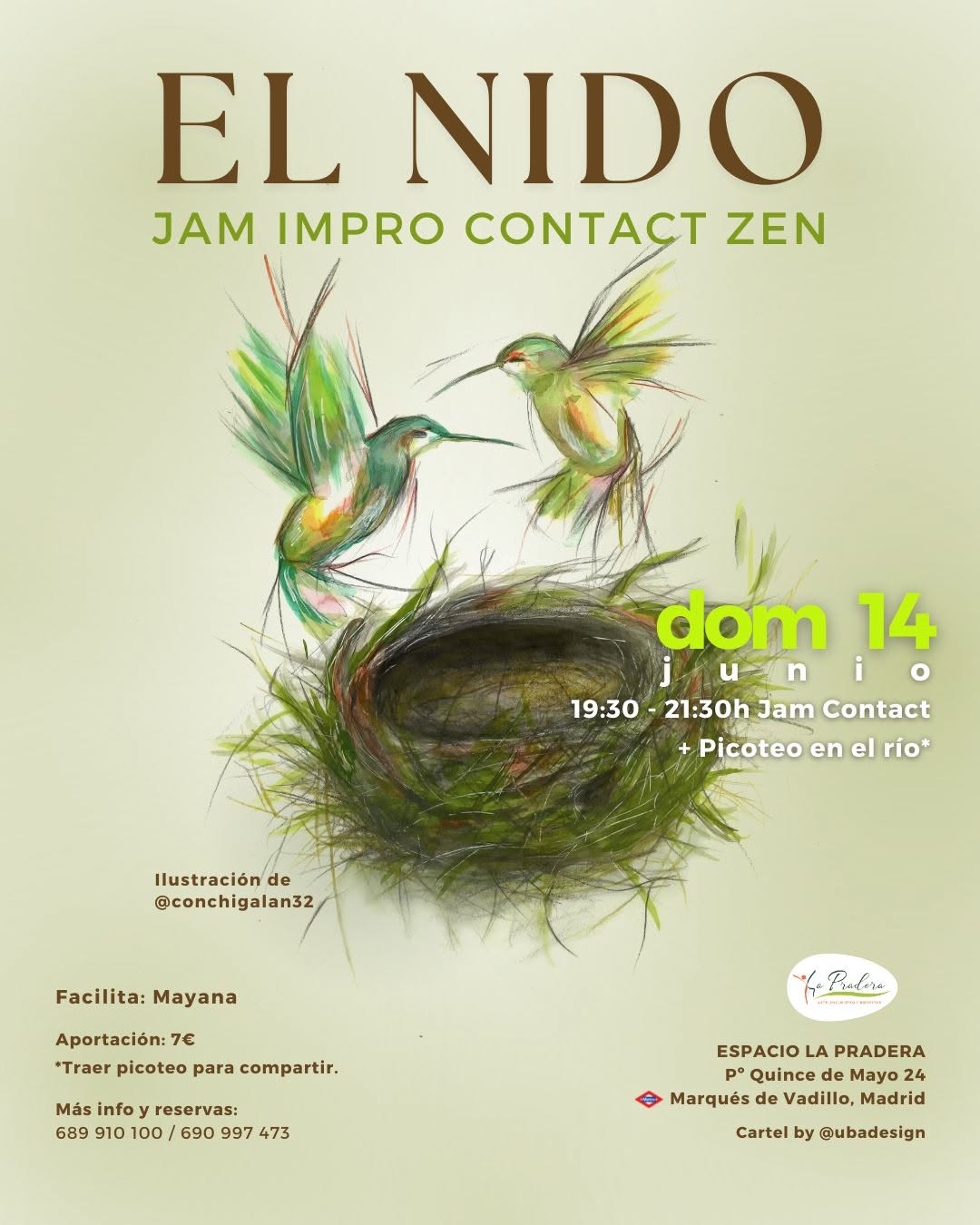EL NIDO. Jam Impro Contact Zen