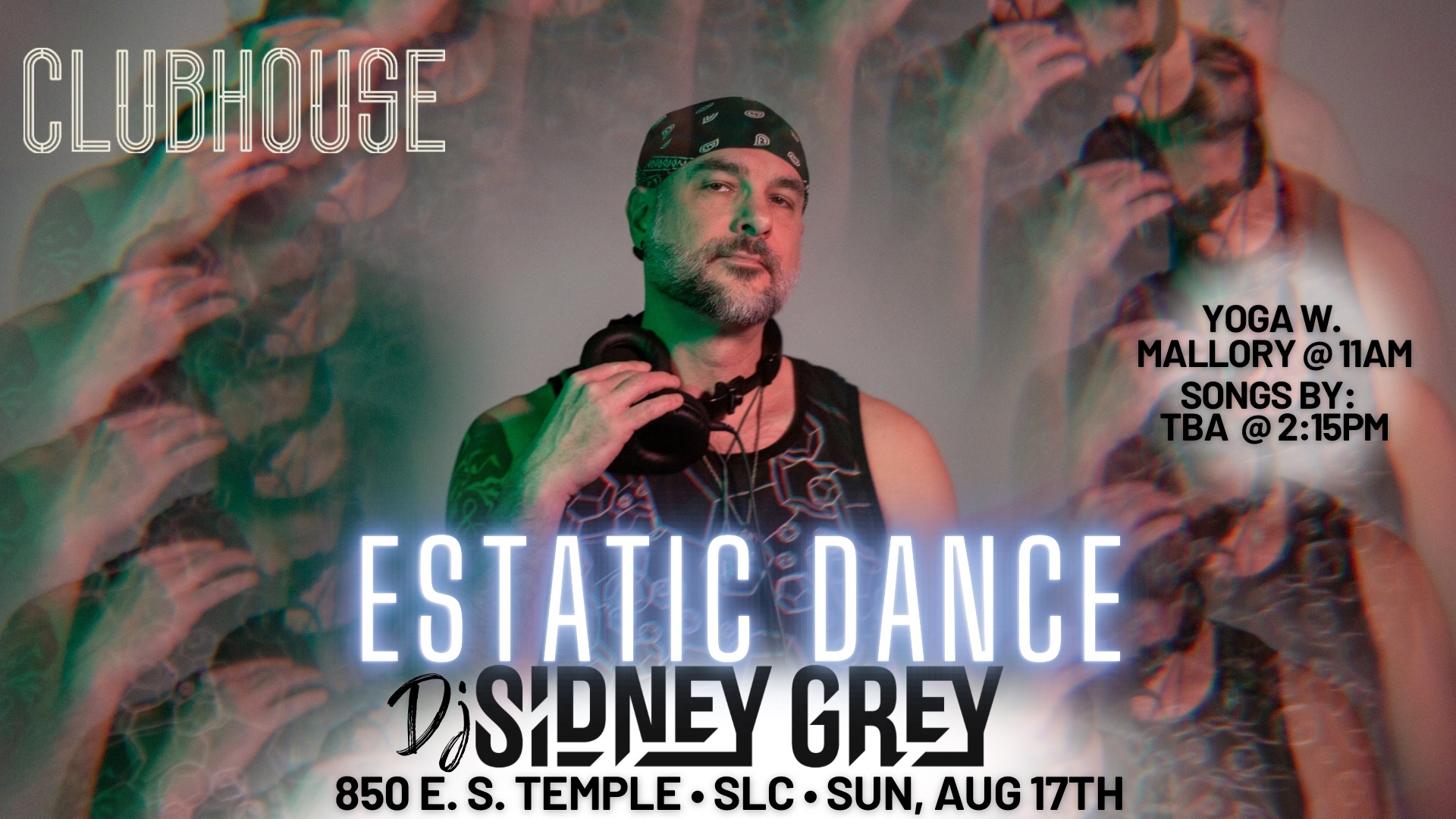 Ecstatic Dance ft. DJ SIDNEY GREY + YOGA + CLOSING SONGS