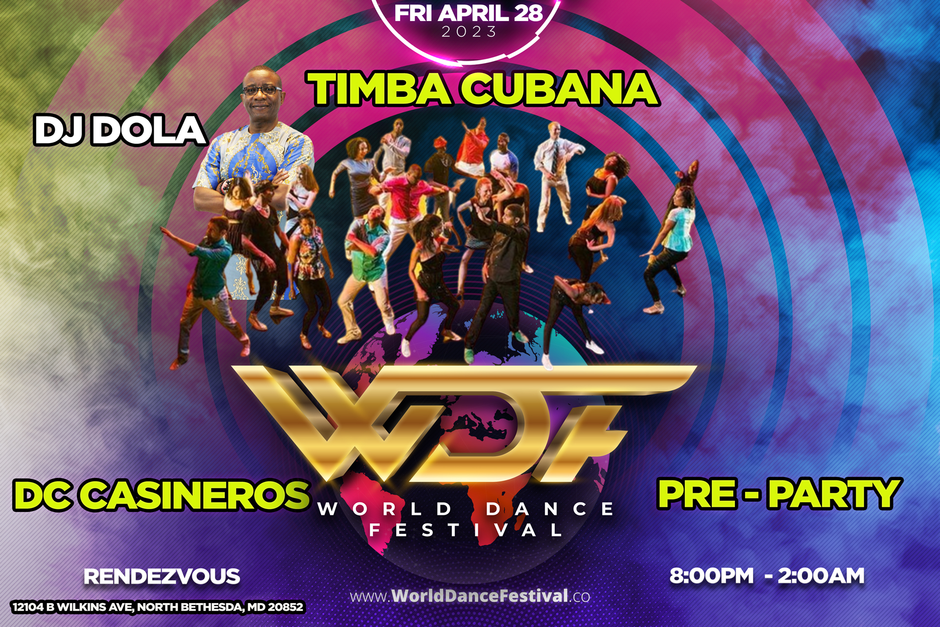 DC Casineros Hosts World Dance Festival Baltimore Pre-Party Ft. DJ Dola!