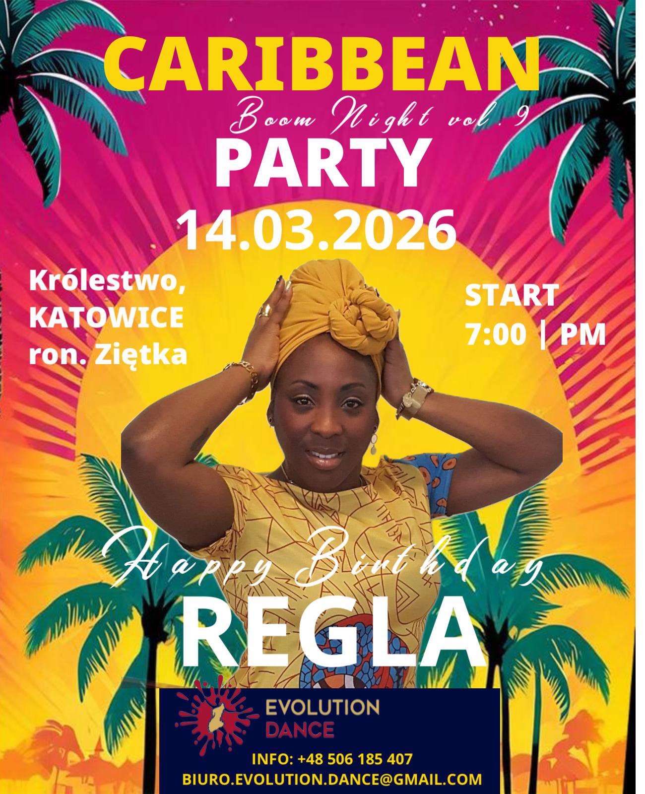 CARIBBEAN PARTY Happy Birthday REGLA 14.03.2026 KATOWICE