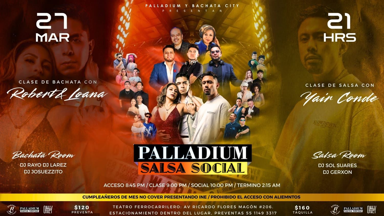 PALLADIUM SALSA SOCIAL- MARZO ⭐