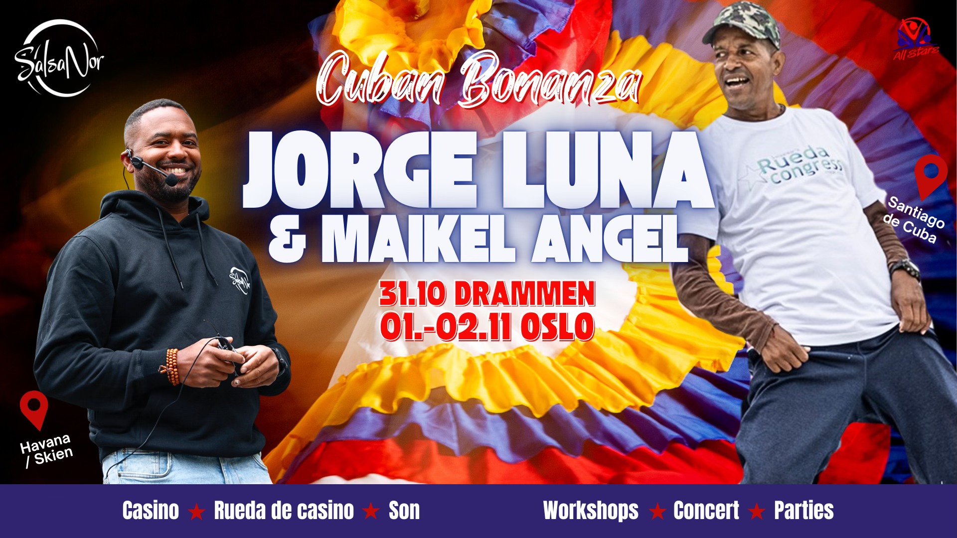 Cuban Bonanza - Jorge Luna & Maikel Angel 31.10-2.11