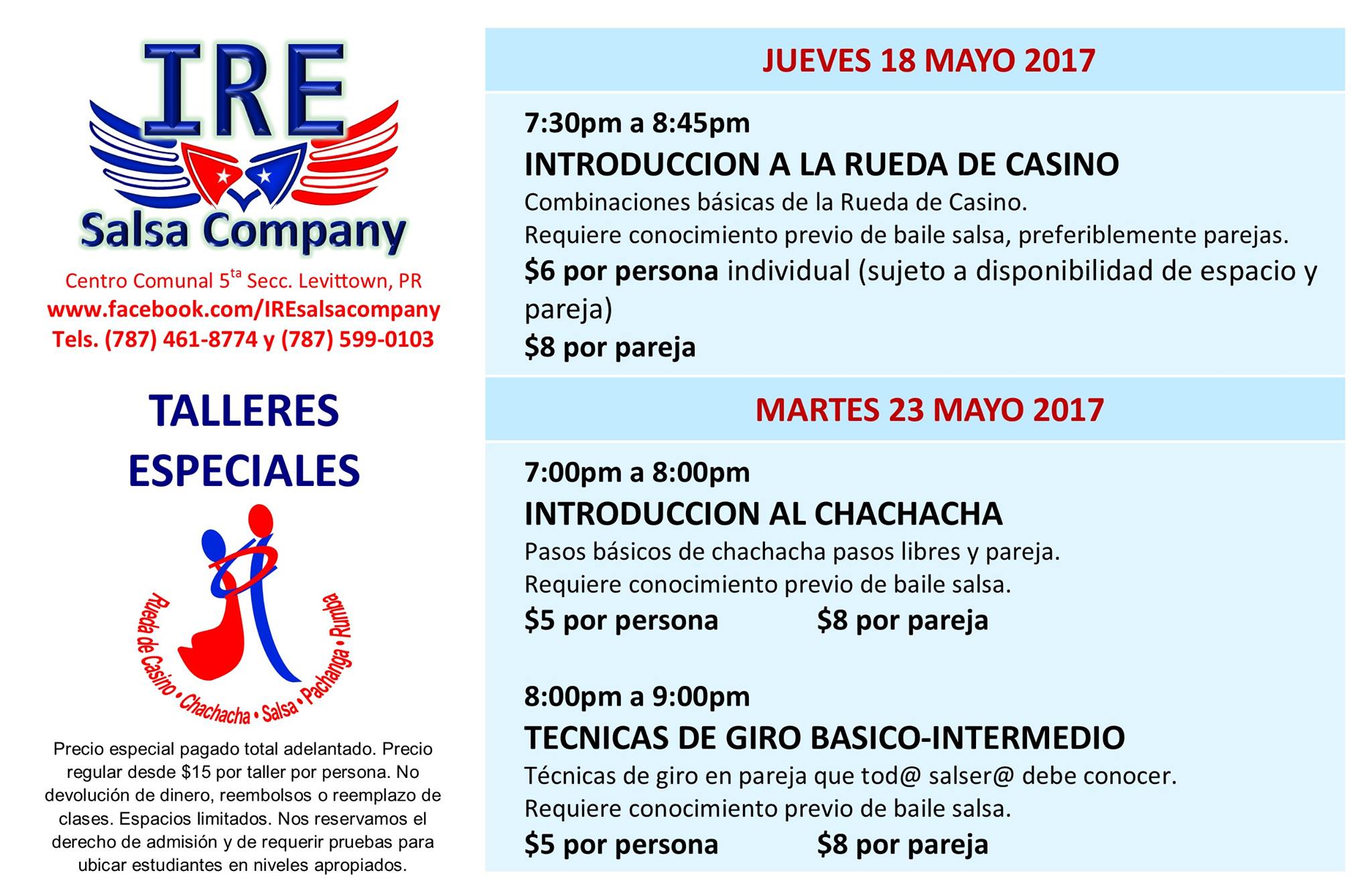 Taller Introducción a Rueda de Casino