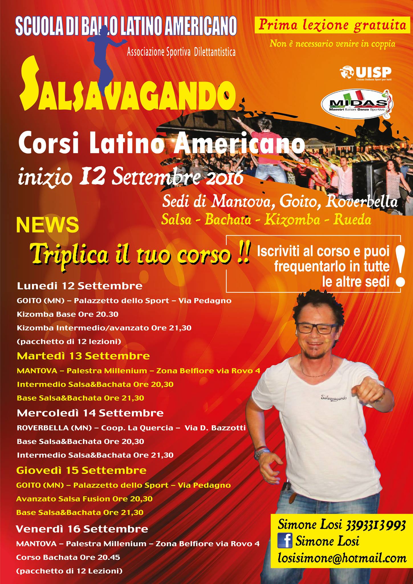 Salsavagando Calendario corsi 2016-2017