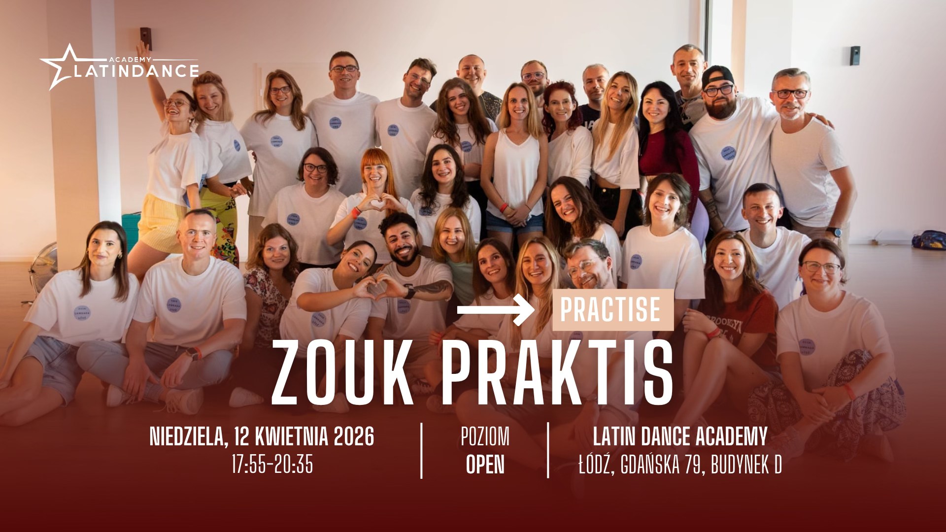Zouk Practise w LDA! 31 maja '26