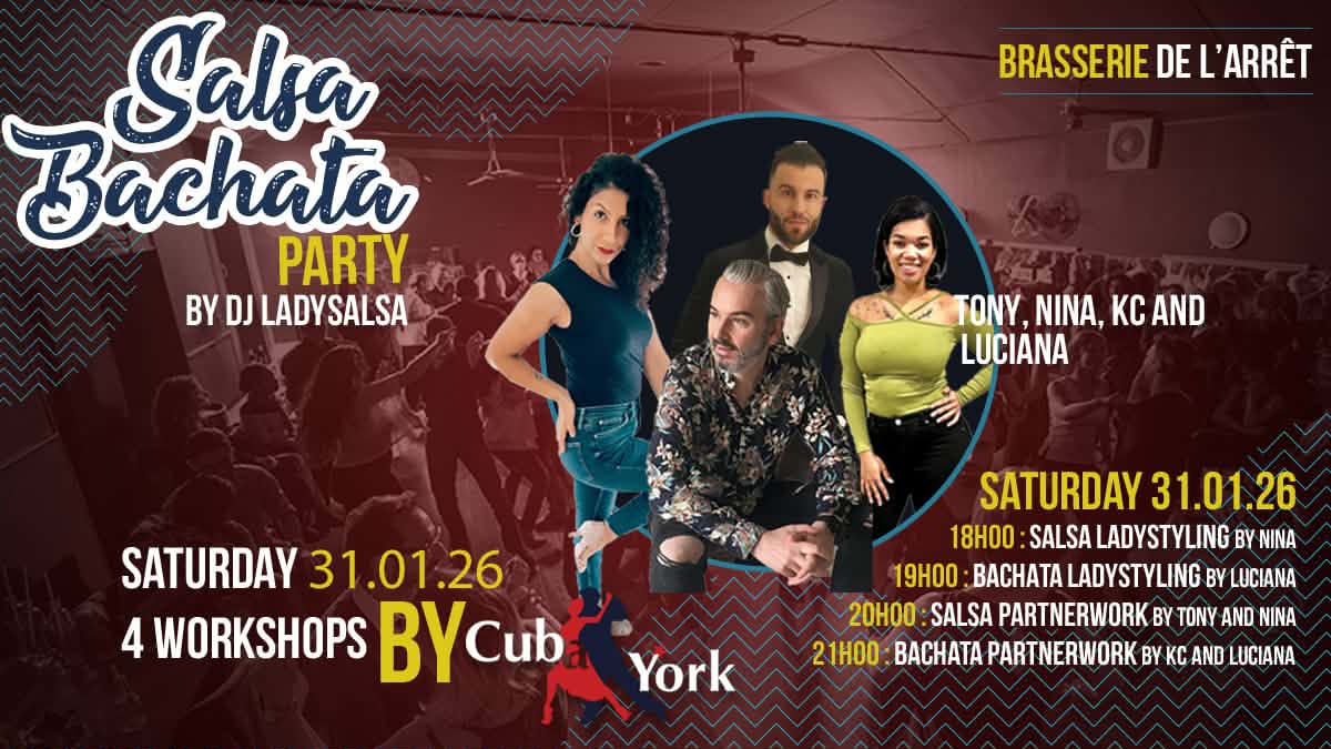 SB Party by DJ Ladysalsa avec 4h workshops by CubaYork Dance School