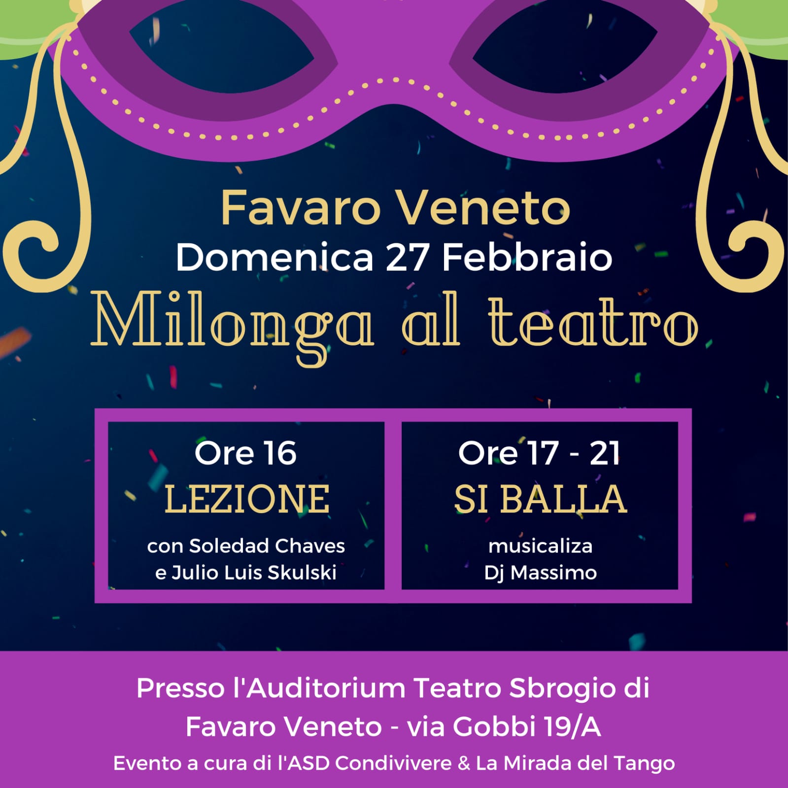 Tango Carnevale Al Teatro