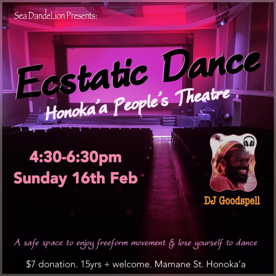 SeaD Ecstatic Dance Honokaโa - DJ Goodspell