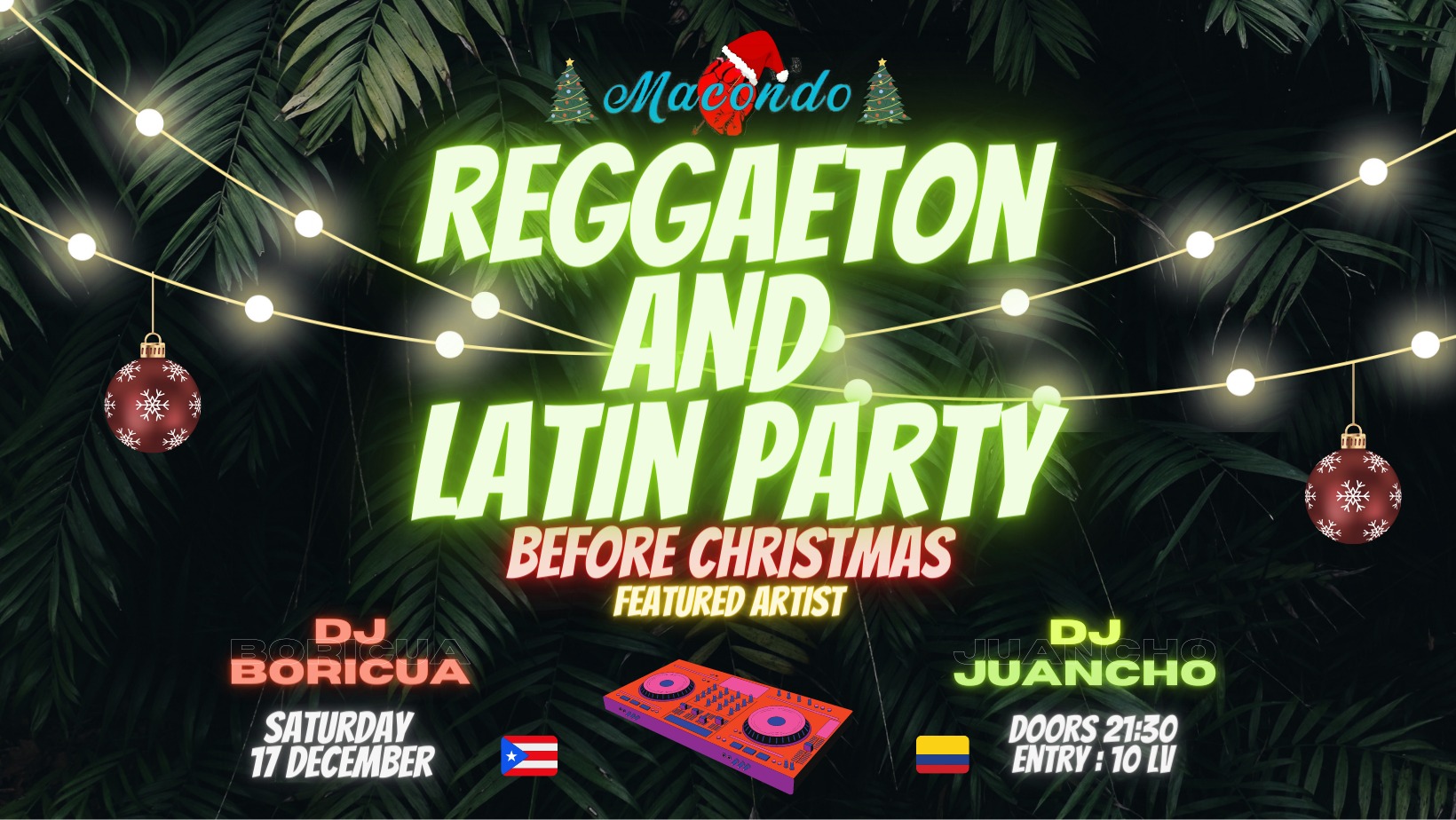 THE BEST REGGAETON AND LATIN PARTY BEFORE CHRISTMAS & DJ JUANCHO 🇨🇴& DJ BORICUA 🇵🇷