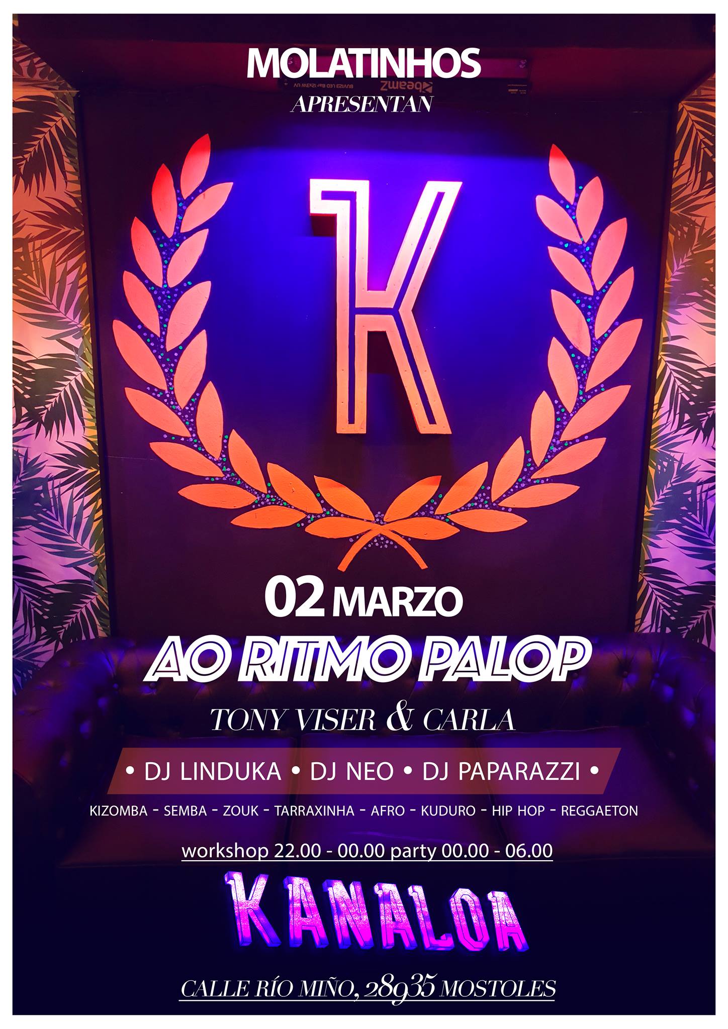 •§ Fiesta Ao Ritmo Palop §• 02 de Marzo de 2019